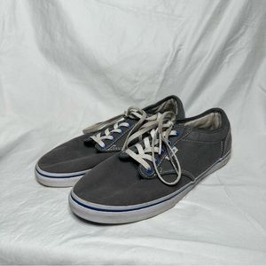 Vans Women’s Gray & Blue Low Top Sneakers